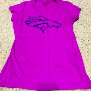 Purple Denver Broncos T